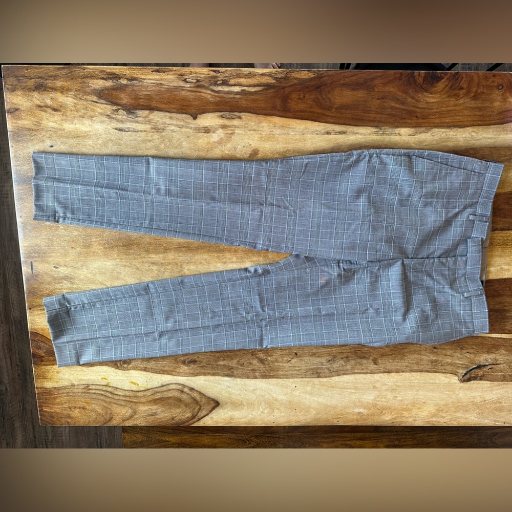 Slim plaid mens fall pants